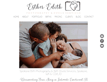 Tablet Screenshot of estheredith.com